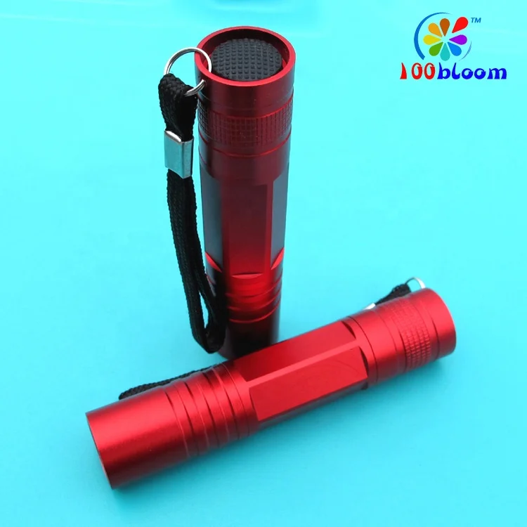 
Factory wholesale promotional aluminum pocket led flashlight torch light in 1xAA dry battery 