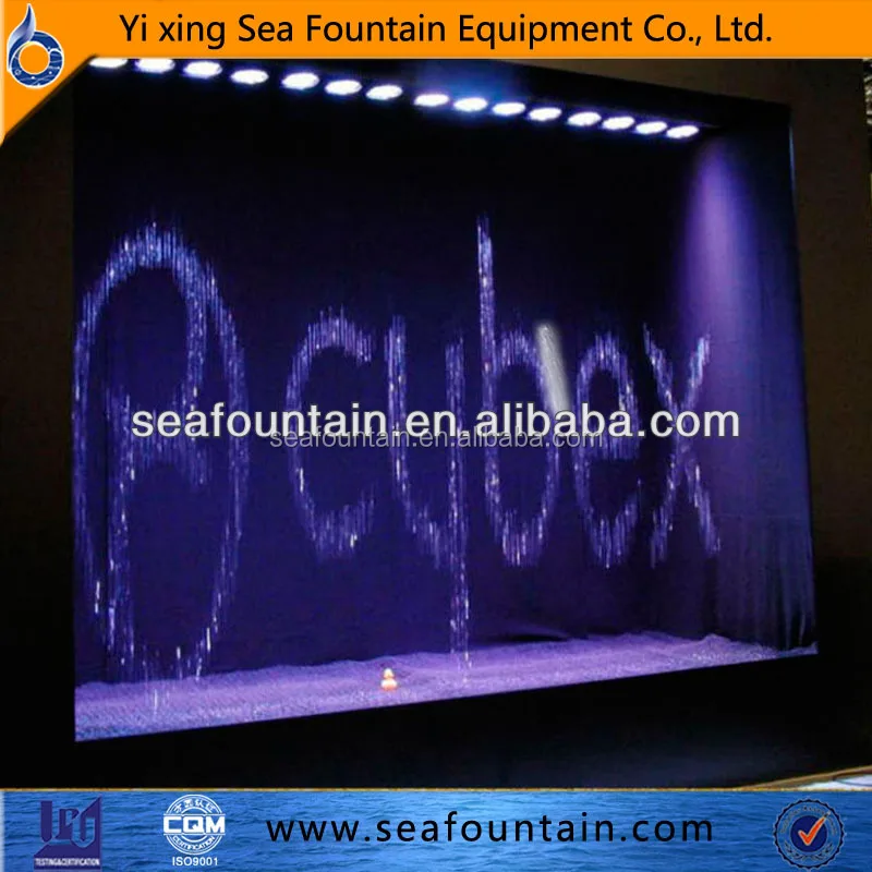 Onsite training outdoor colorful music digital water curtain fountain digital fountain