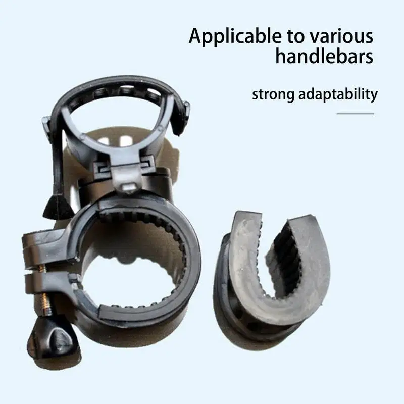 
Cheaper Plastic And Silicone Bicycle Flashlight Holder Cycling Accessories Bicycle Light Bracket 