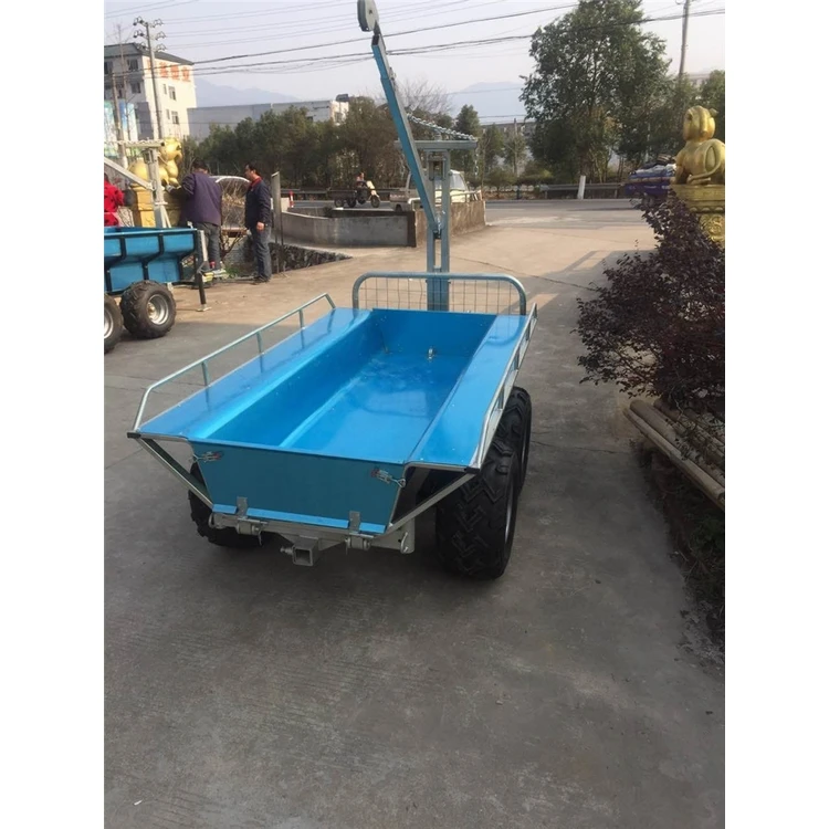 High Quality Agricultural forest multifunctional box trailer farm atv wood trailer