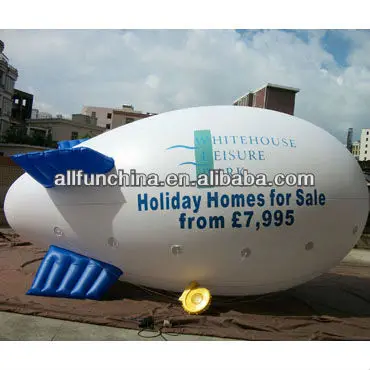 4m-7mL inflatable Airship helium balloon helium zeppelin sky blimp custom logo size colors