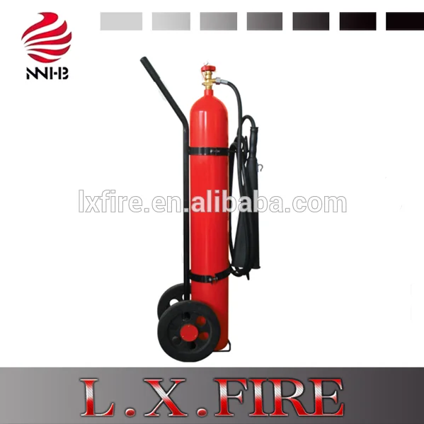 ISO9809-1 10-50kg Wheeled Refilling Station Equipment CO2 Fire Trolley Extinguisher