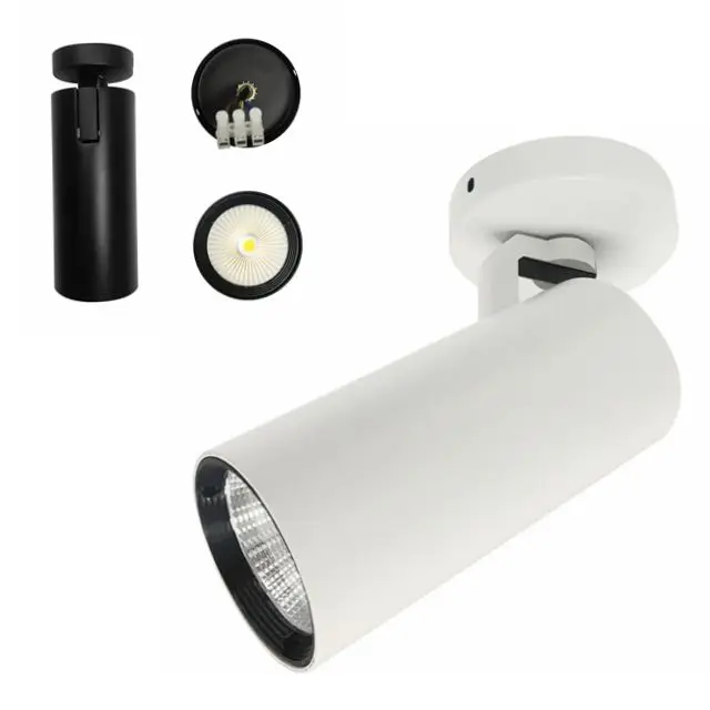 LED Spotlight Surface Mounted Narrow Beam Angle 15 degree 10W