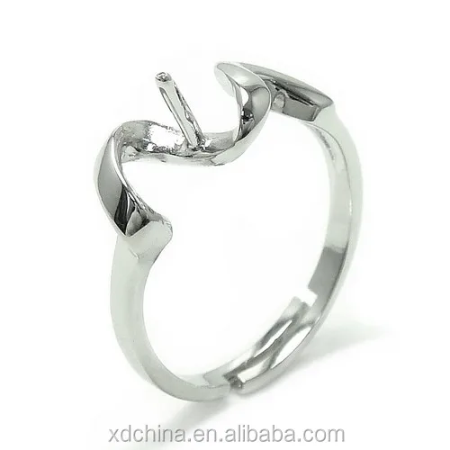 XD CE060 925 sterling silver pearl ring mountings 925 silver ring settings without stones