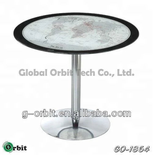 Round Dining Table Hotel Lobby Round Glass Table