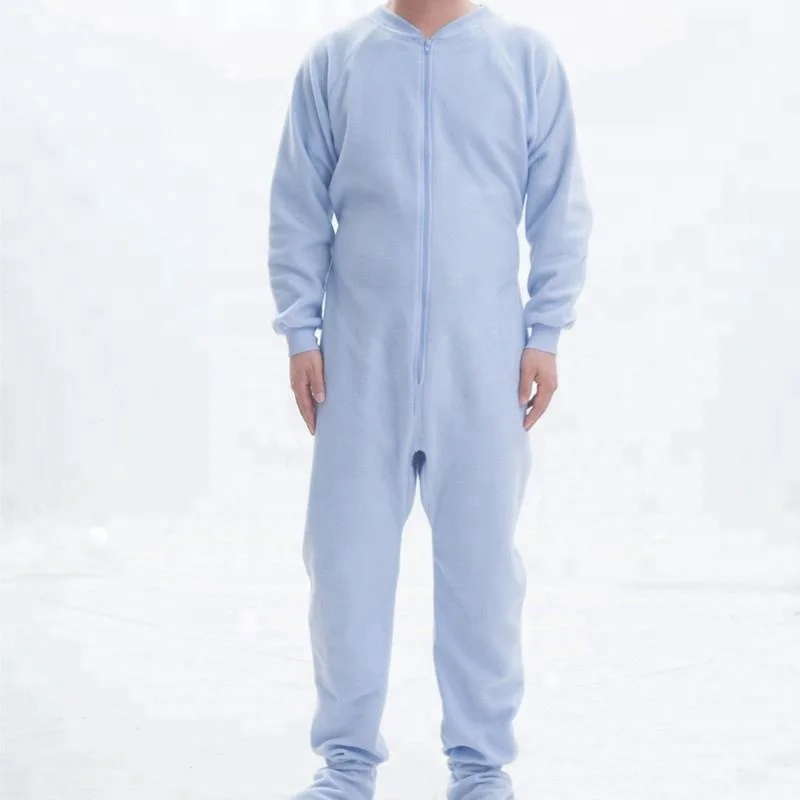 Adult Fleece Man Long Onesie Pajamas
