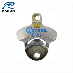 quality wall mounted corona bottle opener in zinc