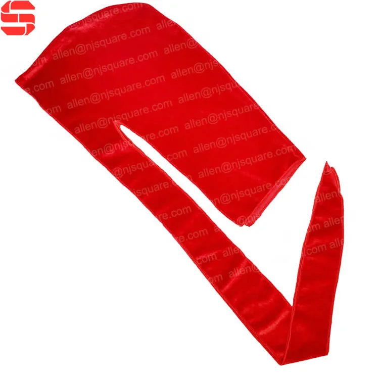 Velvet Durag Long Tail Turban Headwrap Bandana