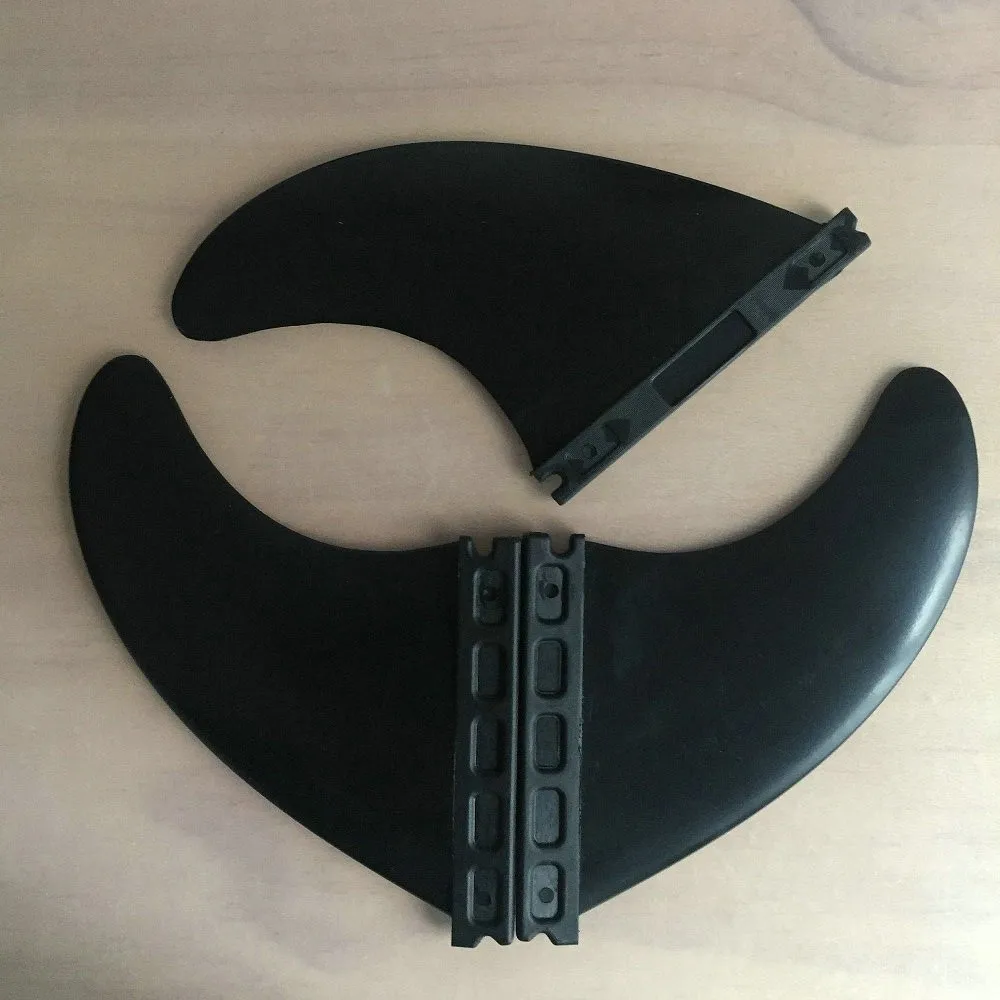 FS Dual Tab Surfboard Fins Single Tab Plastic Surf Fin Click Tab Nylon Fins for Surfing