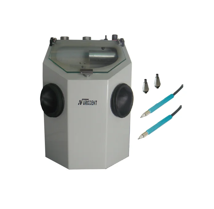Dental lab sand blaster cabinet equipment machine