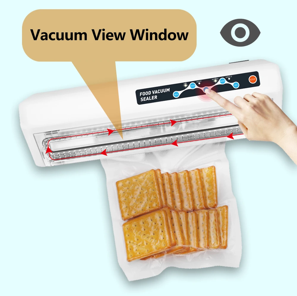 Household Food Vacuum Packing Machine,Vacuum Bag Sealer for Food Storage