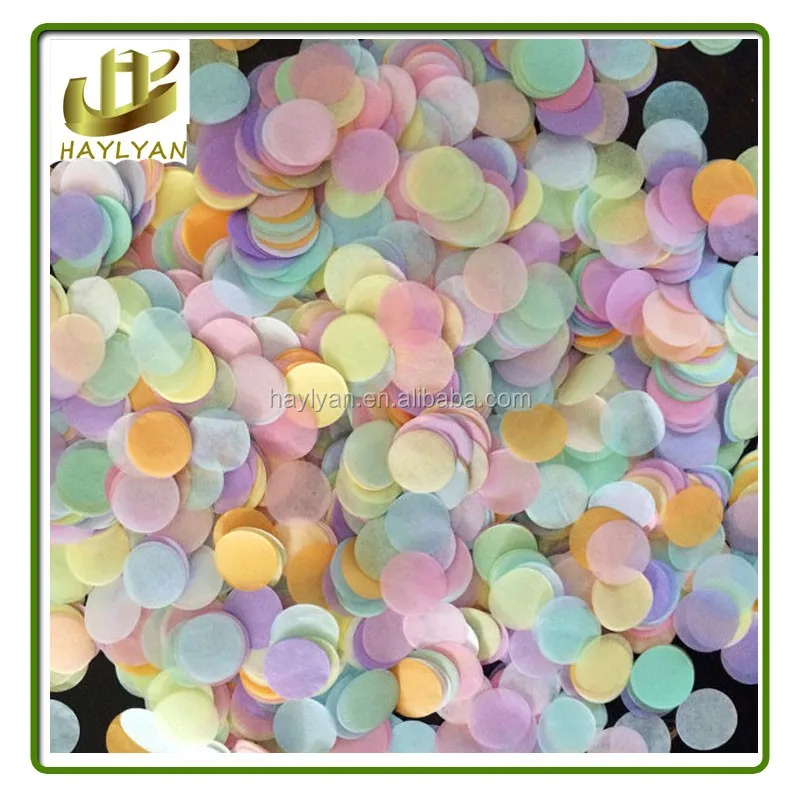 
Mixed colorful round tissue confetti wholesale 