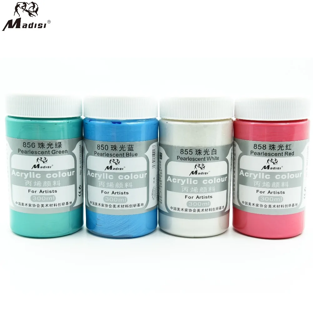 Factory Customization Waterproof Non-toxic 300ml Acrylic Paint Colorful Artist Acrylic Paint