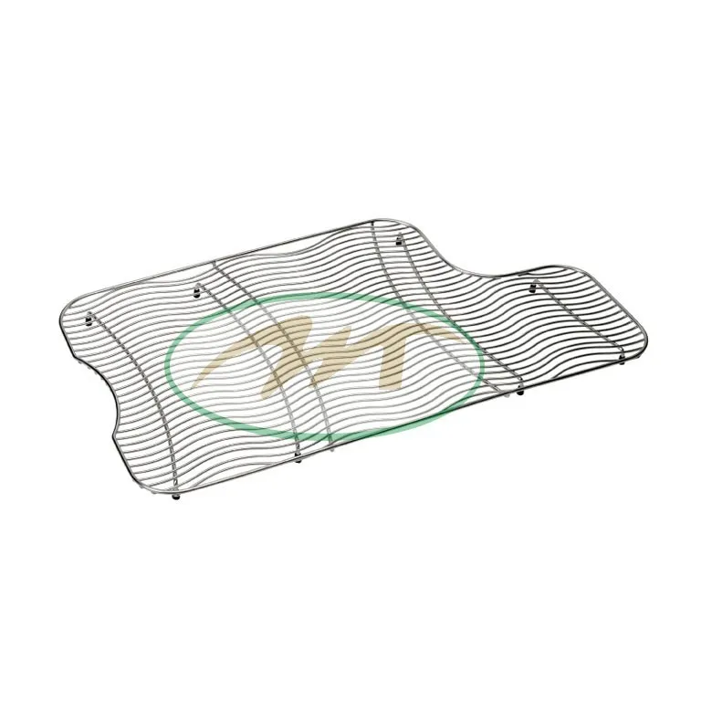 
Stainless Steel Kitchen Sink Bottom Dish Drying Drain Basket Rack 