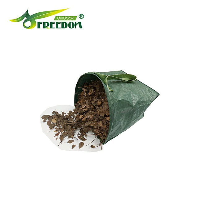 Многоразовый вместительный садовый мешок для мусора, мешок для сбора листьев типа совок