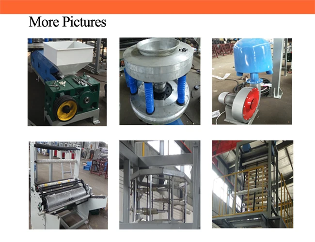 has video Trade assurance 1000mm film width plastic film machine/High quality hdpe film blowing machine