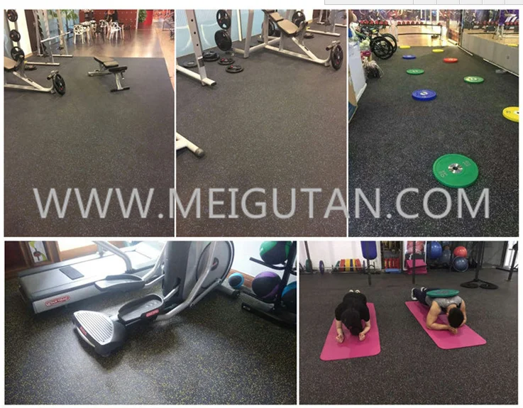 
crossfit 3mm-12mm thickness rubber flooring recycles gym rubber flooring 