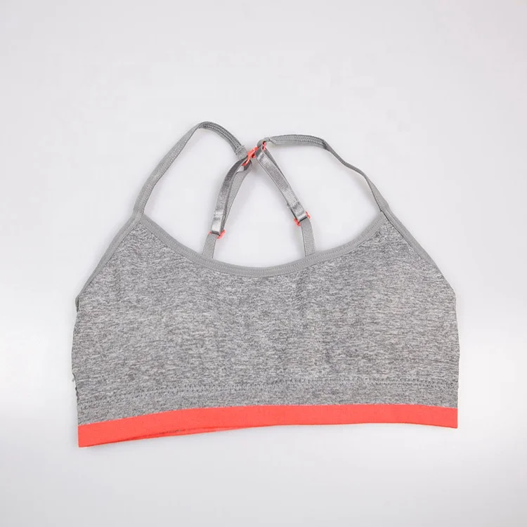 
Three Size School Girls Seamless Bra Girls Bralette With Removable Pads and Convertible Straps 