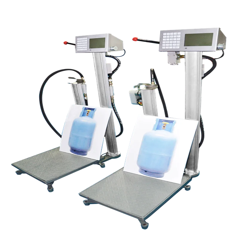 Auto LPG gas cylinder filling machine