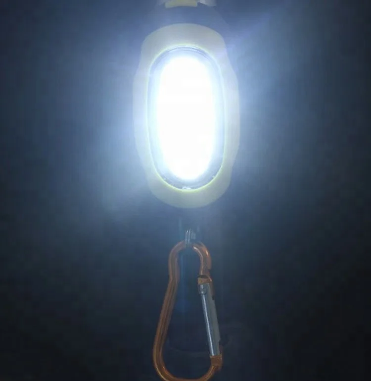 Портативный светодиодный мини-фонарик, Карманный Брелок COB с магнитом и карабином, 4 разных цвета