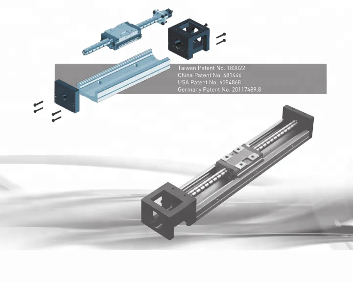 industrial robot hiwin linear module KK6005C-200A1-F2C