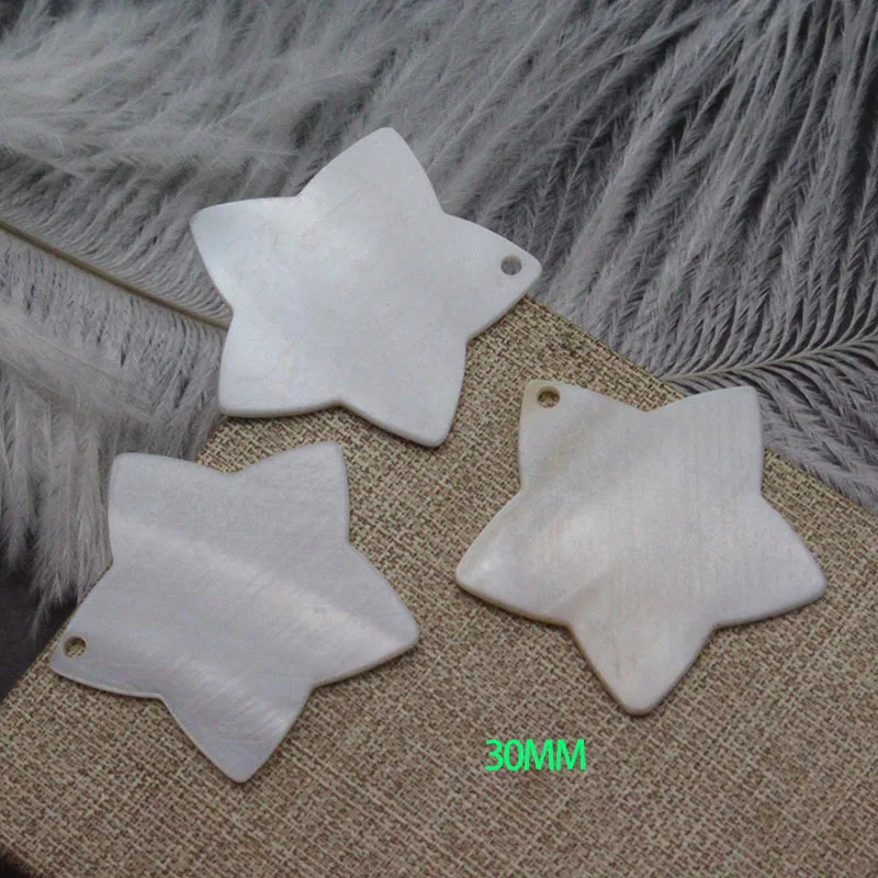 Half drilled flower shaped carved shell beads loose custom beads engraved star moon shape