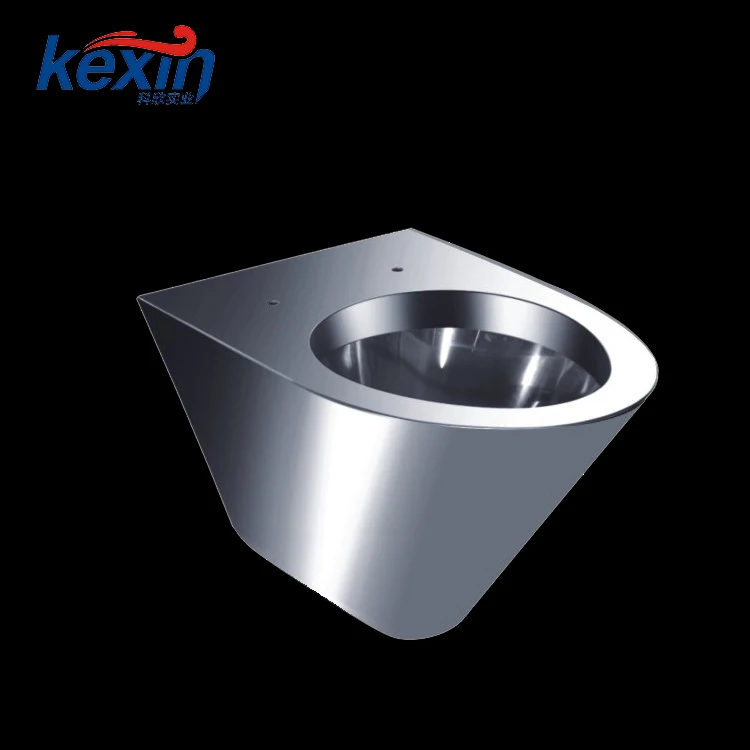 
Factory Manufacture Portable Public One Piece Stainless Steel Prison Western toilet 