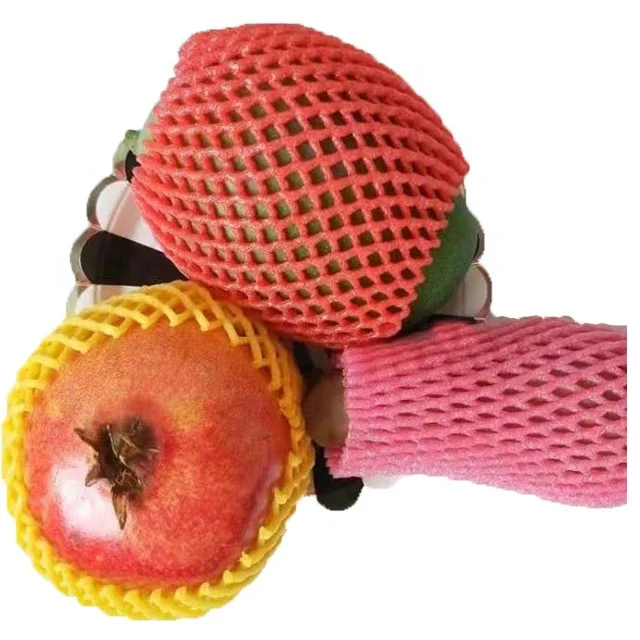 
epe mesh for mango disposable packing flexible virgin polyethylene the foam net fruit cover 