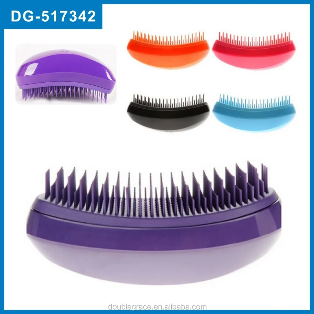 2015 горячая распродажа пластиковые щетки для волос, detangling щетка для волос, магия щетка для волос