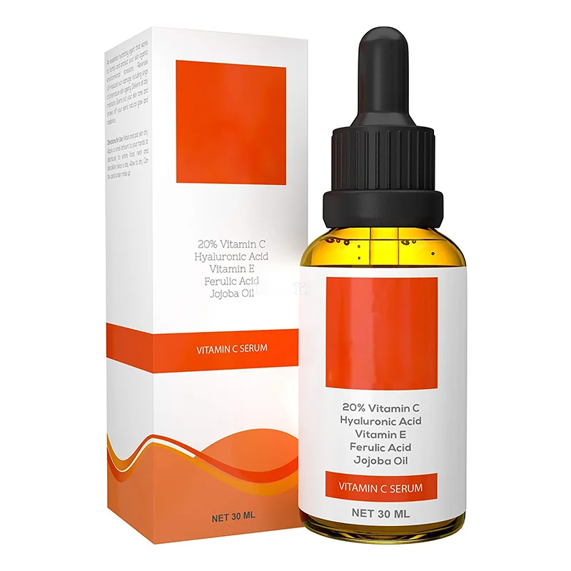 Private Label best quality vitamin c serum capsule Best Selling face serum vitamin c essence for women