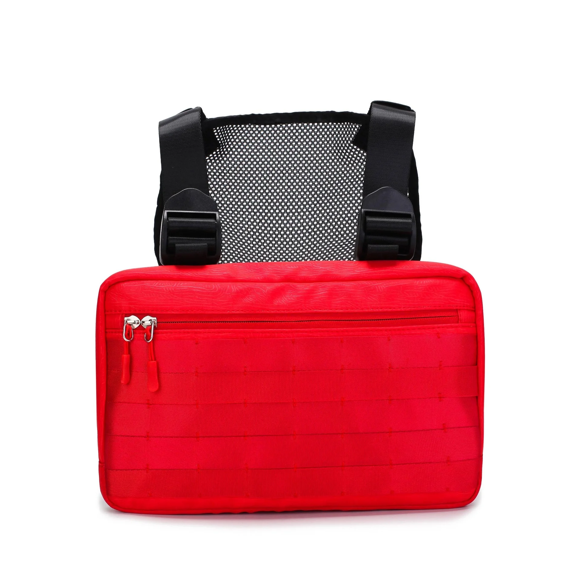 Trendy Designer Hip Hop Streetwear Mens Shoulder tactical bag Vest Chest Rig Bag