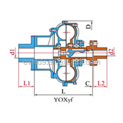 ZKEPAI YOXf-560 Hydraulic quick release coupling fluid coupling FOR SALE