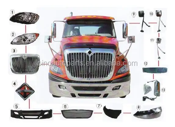 HEAD LAMP 3596015C93 3596016C93 FOR INTERNATIONAL PROSTAR Truck Headlight