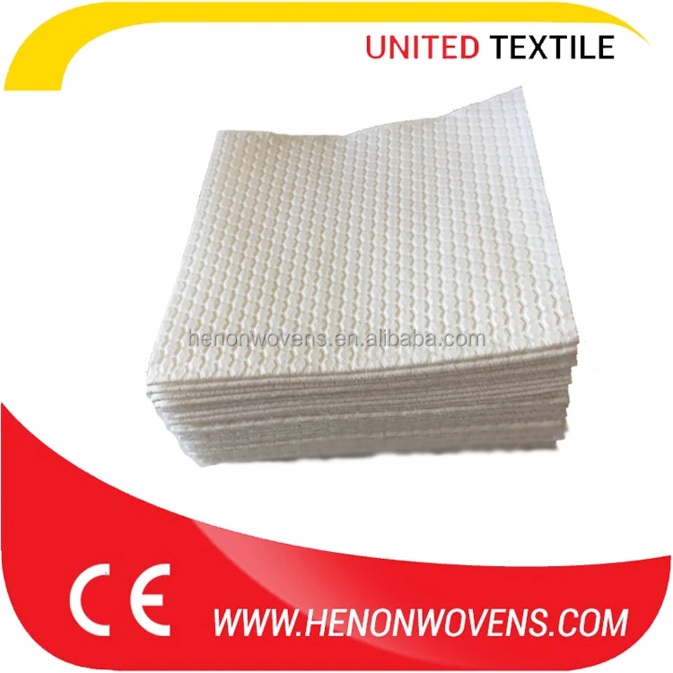 wood pulp fiber industrial spunlace cellulose nonwoven