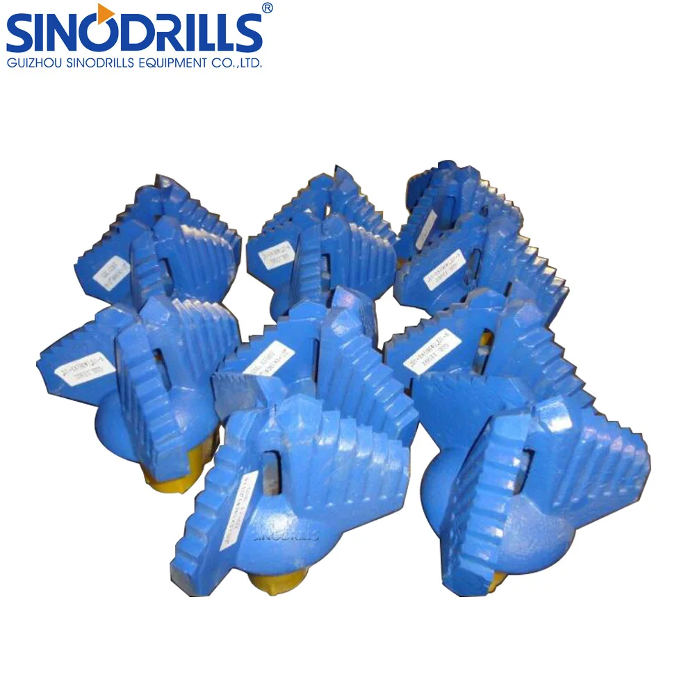 trialetas 9 7/8' inch ( 251mm ) 3 Wings Step Type Blade Bit with 3 1/2' API Reg Pin Thread