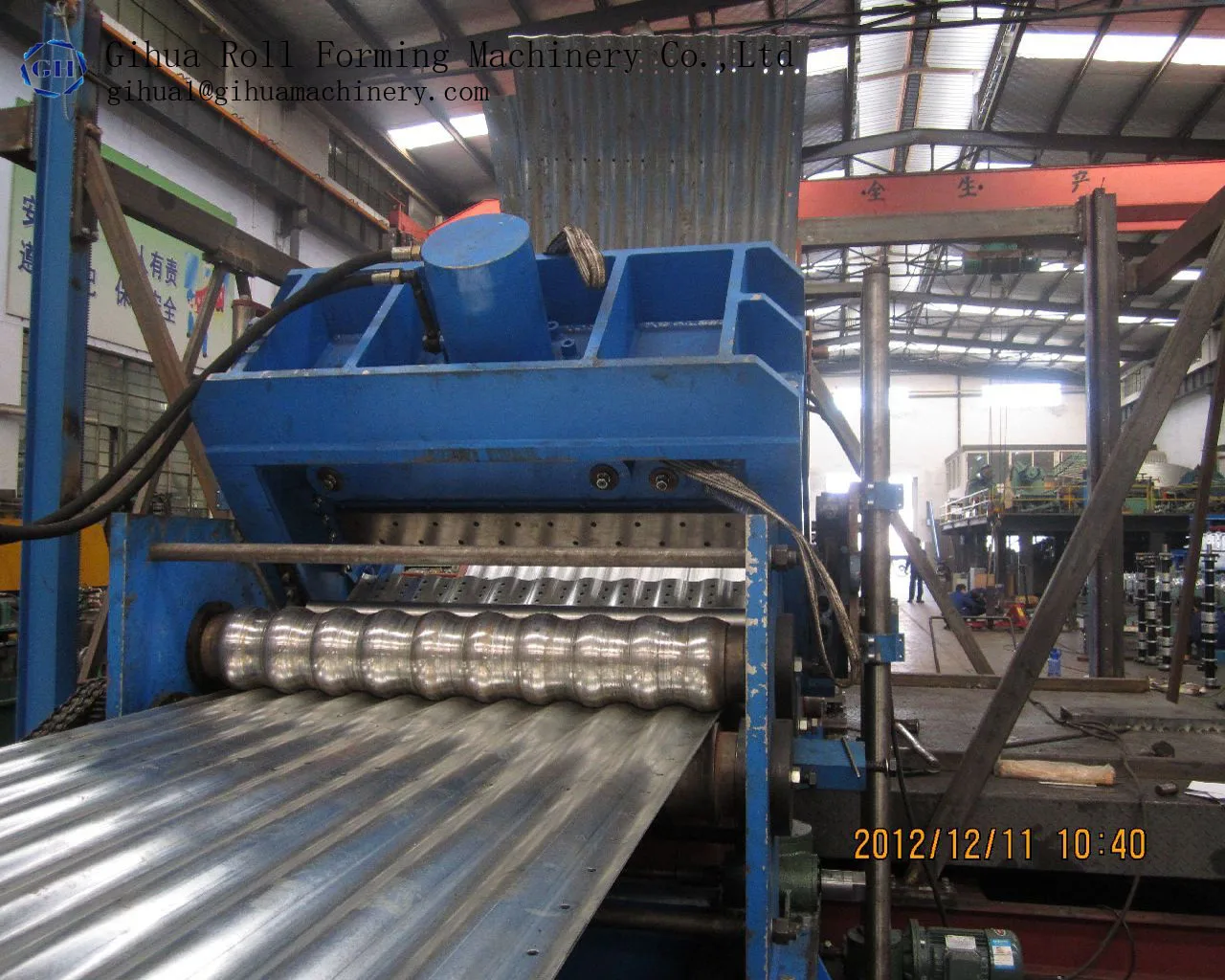 Soybean storage sprial steel silo machine silos sidewall making