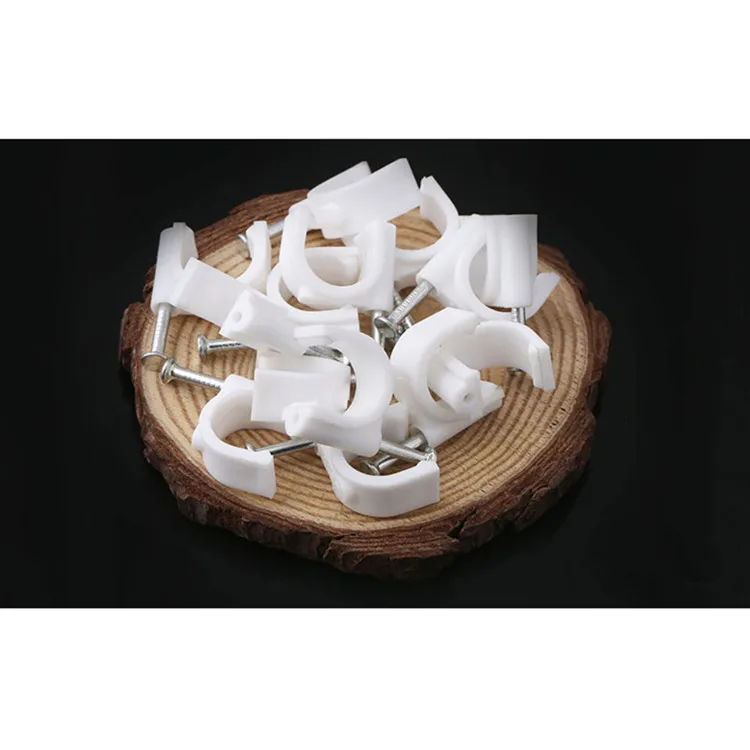  Сделанный на заказ очень маленький полированный пластиковый зажим для провода