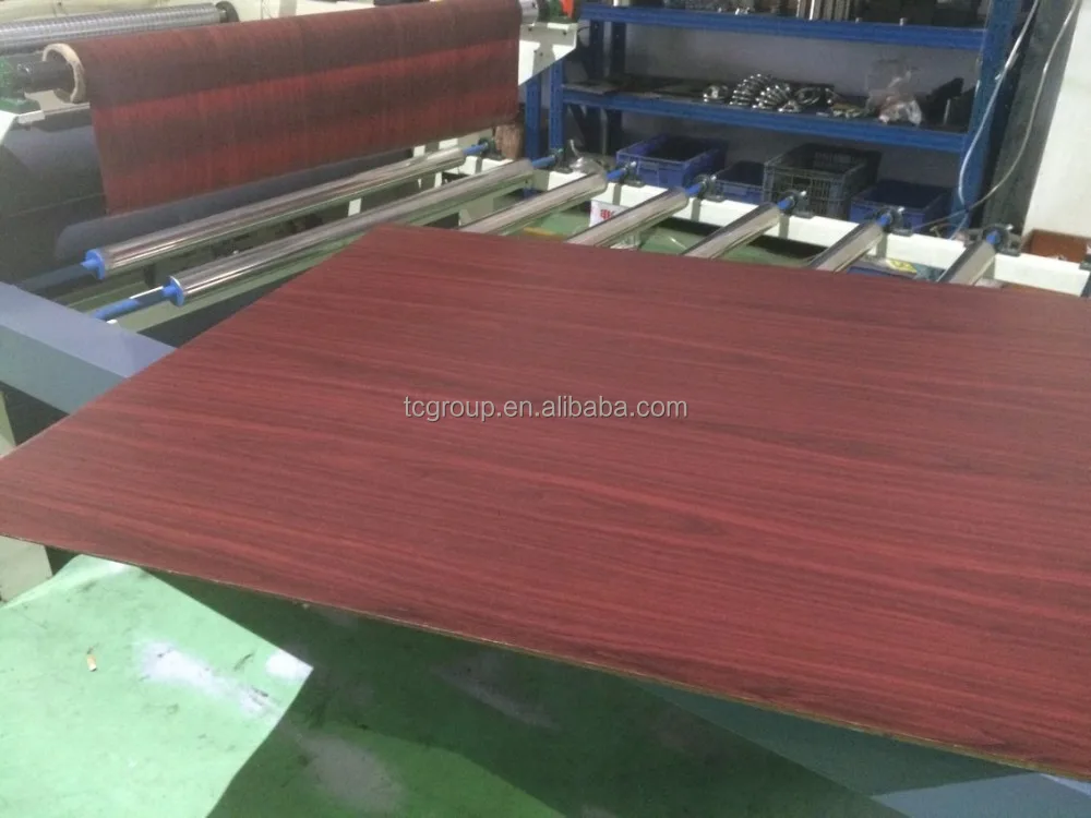 
China Foshan TC MDF PVC paper laminating machine cold glue 