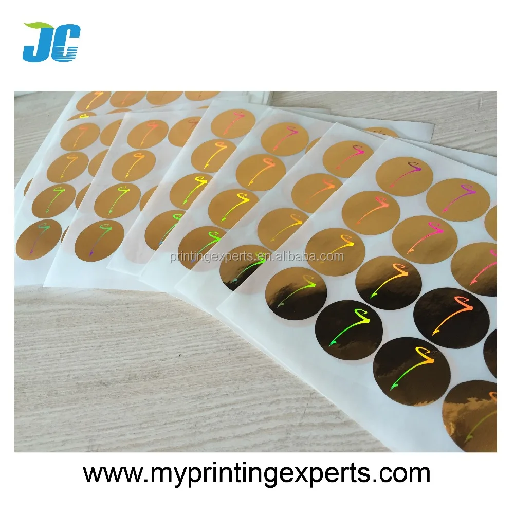Manufactory OEM laser cheap custom hologram sticker with logo printing