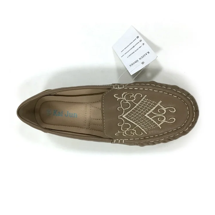 Ladies Slip on Genuine Loafers Boat Shoes Flats  Moccasins Casual Boat Shoes for Women