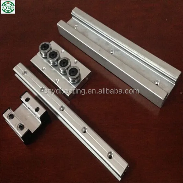 Двойная ось прямоугольное квадратное колесо линейный направляющий рельс линейный блок SGB10