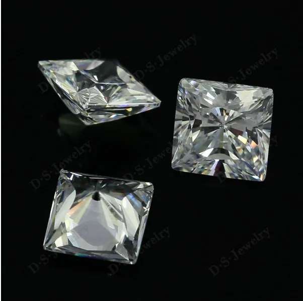 9*9 mm Laser machine cut rough crystal gemstone for jewelry