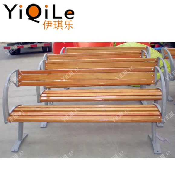 Guangzhou YIQILE outdoor wooden bench for sale