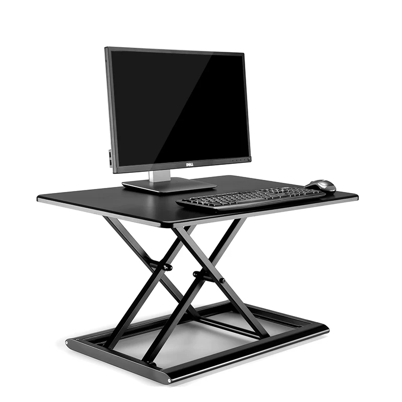 
UPERGO Standing desk riser monitor 30inch height adjustable foldable aluminum made infinitely sit to stand computer desk 