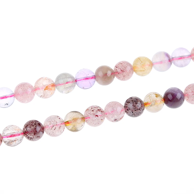 Модные бусины из драгоценных камней, оптовая продажа, натуральные круглые бусины Super Seven