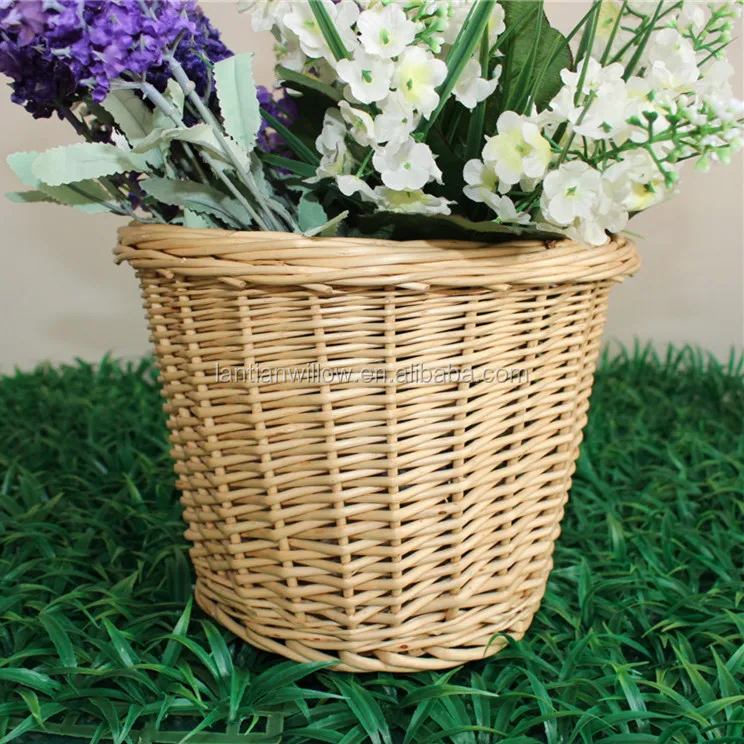 Stands designs cheap wicker antique vases flower pot/willow basket