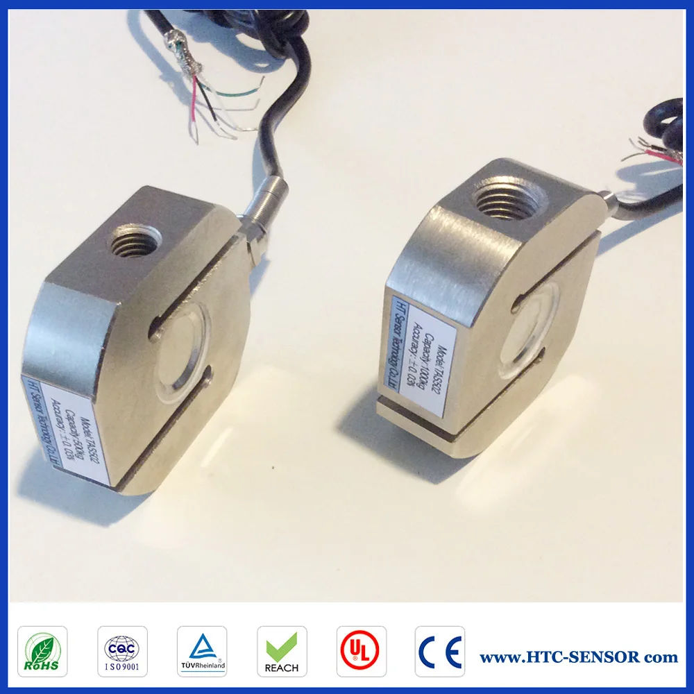 universal force measurement S type tension load cell sensor 2Ton