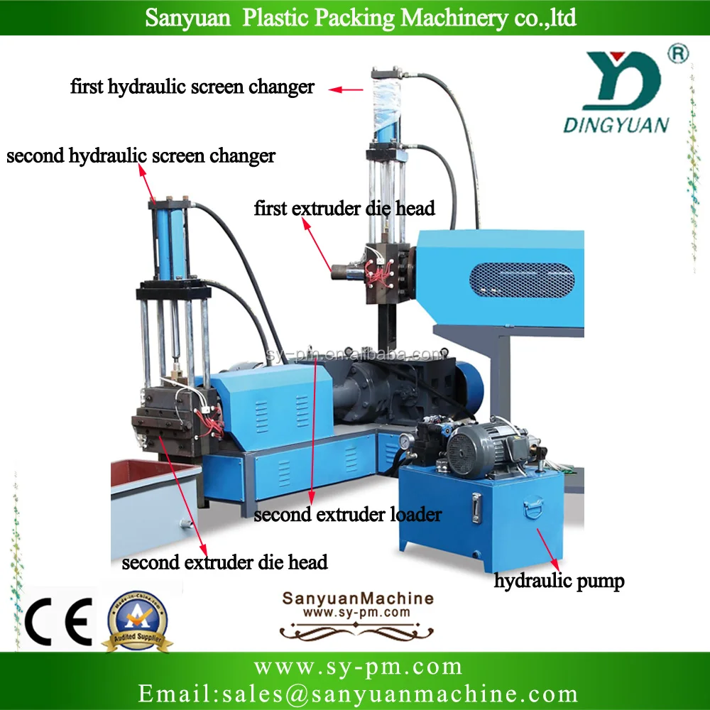(SJY-120) Full-Automatic polyethylene recycling machine