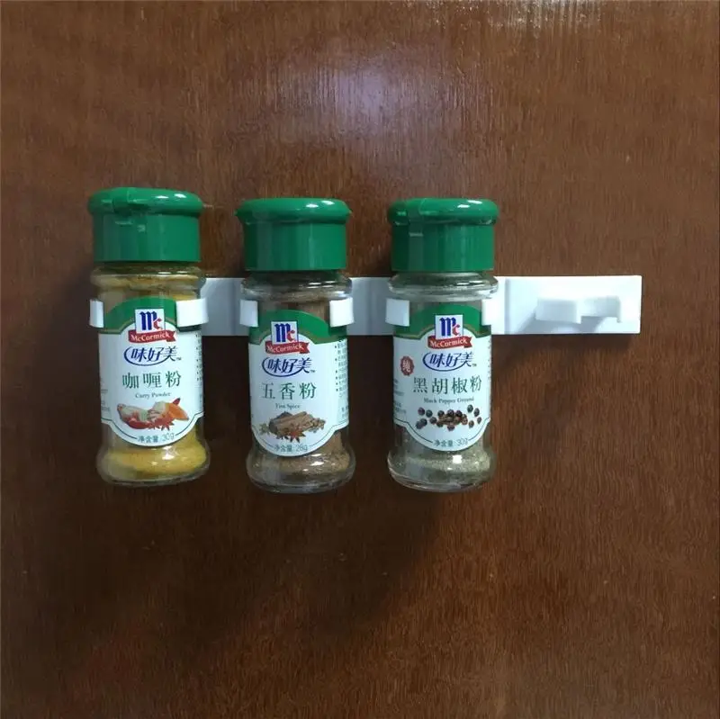 Factory direct sales Exquisite appearance plastic kitchen spice jars rack