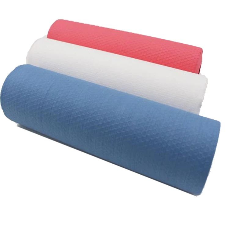 Hexagonal cellulose nonwoven dry spunalce wipes for food service